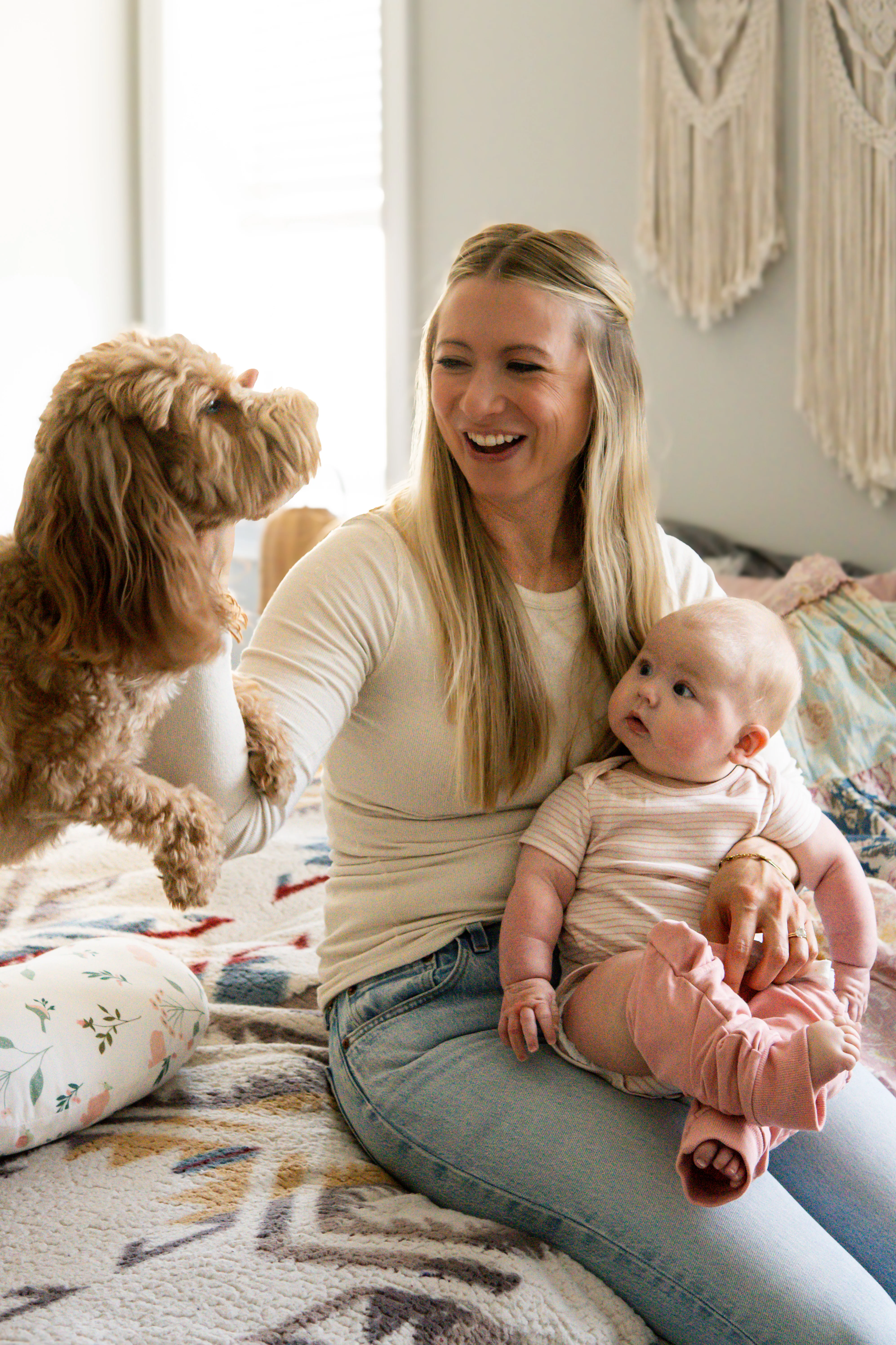 In-home family and lifestyle photography session in Chicago by Kamila Kalybek